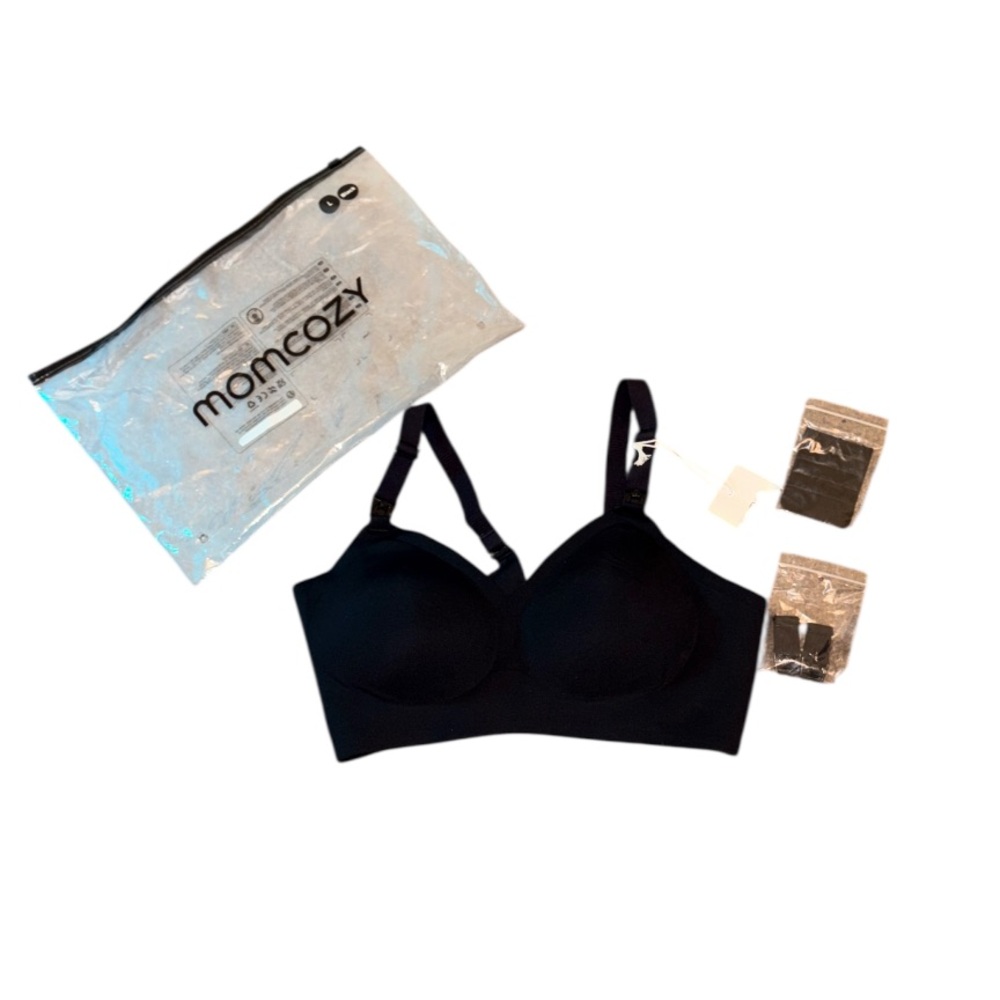 Momcozy nursing maternity bra with additional straps and extension